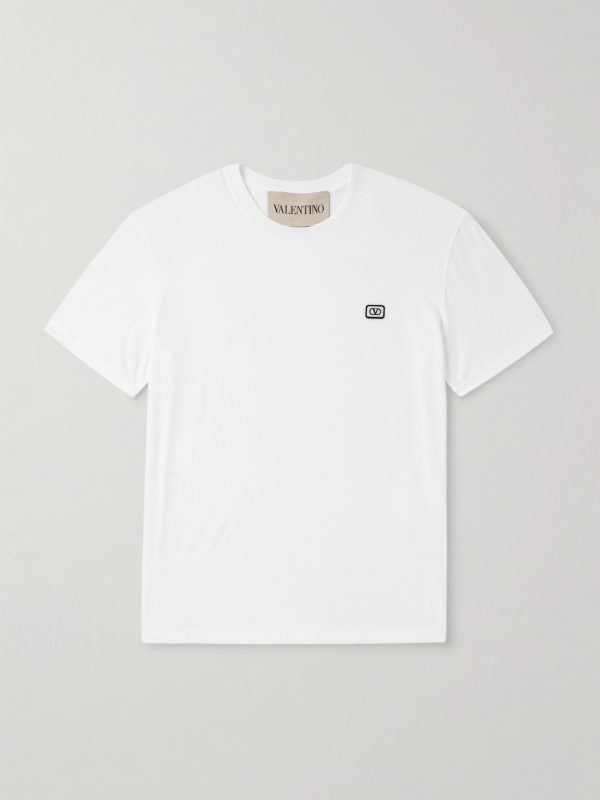 Logo-Appliquéd Cotton-Jersey T-Shirt Logo-Appliquéd Cotton-Jersey T-Shirt
