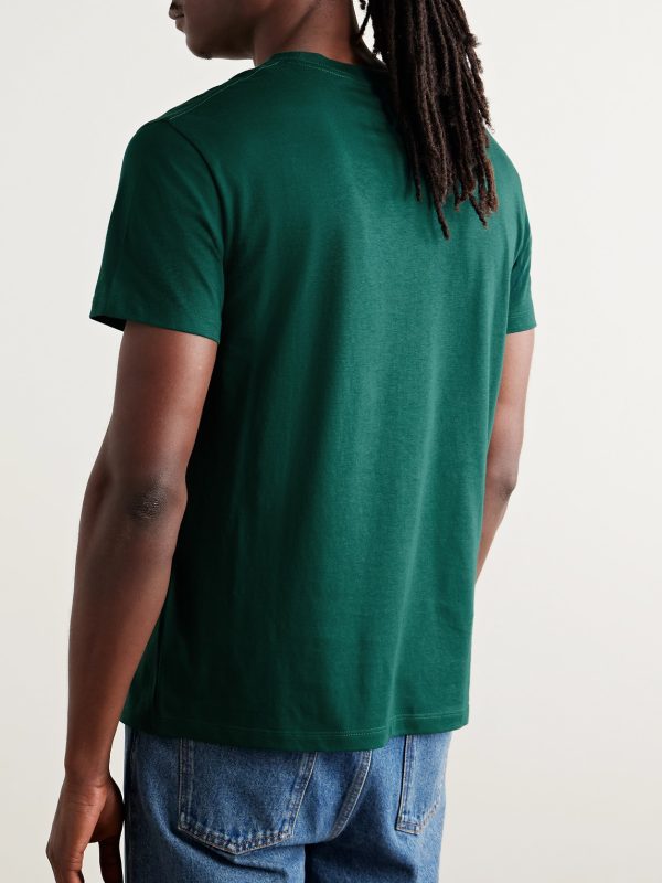 Logo-Appliquéd Cotton-Jersey T-Shirt - BK Logo-Appliquéd Cotton-Jersey T-Shirt - BK