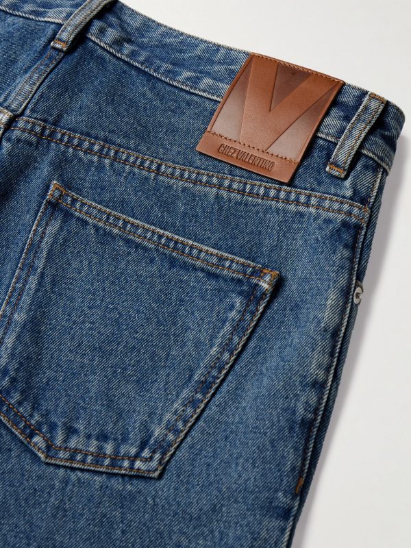 Slim-Fit Straight-Leg Embellished Jeans - CU Slim-Fit Straight-Leg Embellished Jeans - CU