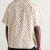 Camp-Collar Printed Cotton-Poplin Shirt - BK Camp-Collar Printed Cotton-Poplin Shirt - BK