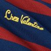 Chez Valentino Logo-Embroidered Striped Cotton-Piqué Polo Shirt - CU Chez Valentino Logo-Embroidered Striped Cotton-Piqué Polo Shirt - CU