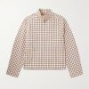 Checked Cotton-Twill Jacket