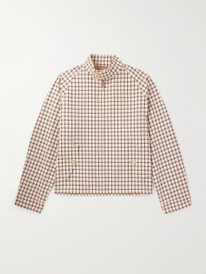 Checked Cotton-Twill Jacket Checked Cotton-Twill Jacket