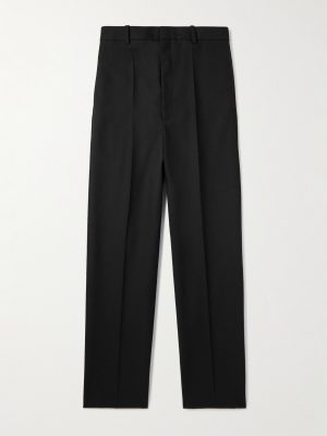 Straight-Leg Grain de Poudre Wool Trousers Straight-Leg Grain de Poudre Wool Trousers