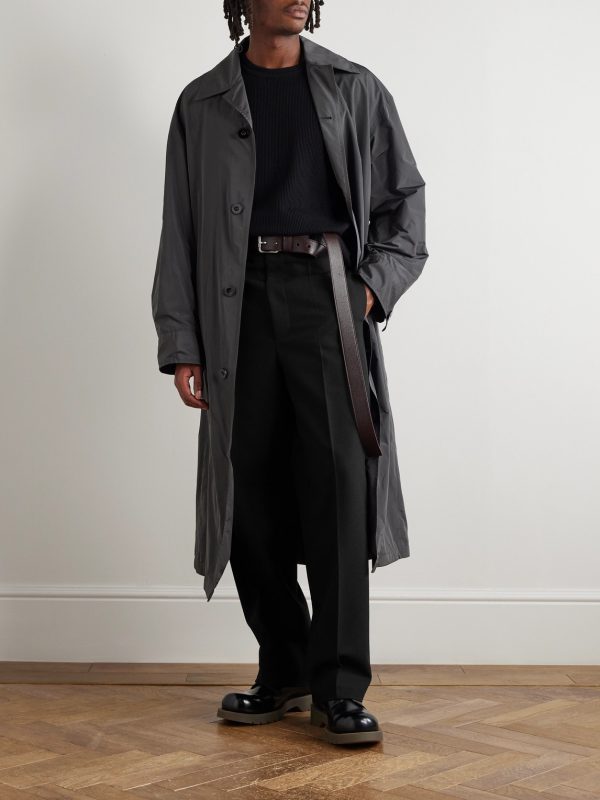 Straight-Leg Grain de Poudre Wool Trousers - OU Straight-Leg Grain de Poudre Wool Trousers - OU