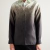 Dégradé Floral-Print Satin-Twill Shirt - FR Dégradé Floral-Print Satin-Twill Shirt - FR