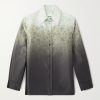 Dégradé Floral-Print Satin-Twill Shirt Dégradé Floral-Print Satin-Twill Shirt