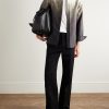 Dégradé Floral-Print Satin-Twill Shirt - OU Dégradé Floral-Print Satin-Twill Shirt - OU