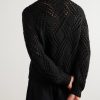 Open-Knit Wool Sweater - BK