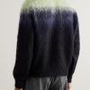Dégradé Brushed Mohair-Blend Sweater - BK Dégradé Brushed Mohair-Blend Sweater - BK