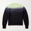 Dégradé Brushed Mohair-Blend Sweater Dégradé Brushed Mohair-Blend Sweater