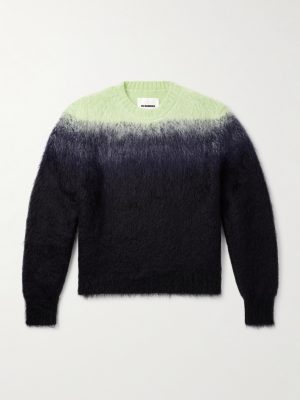 Dégradé Brushed Mohair-Blend Sweater Dégradé Brushed Mohair-Blend Sweater