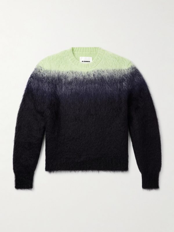 Dégradé Brushed Mohair-Blend Sweater Dégradé Brushed Mohair-Blend Sweater