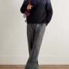 Dégradé Brushed Mohair-Blend Sweater - OU Dégradé Brushed Mohair-Blend Sweater - OU