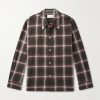 Logan Ombré Checked Cotton Shirt Logan Ombré Checked Cotton Shirt