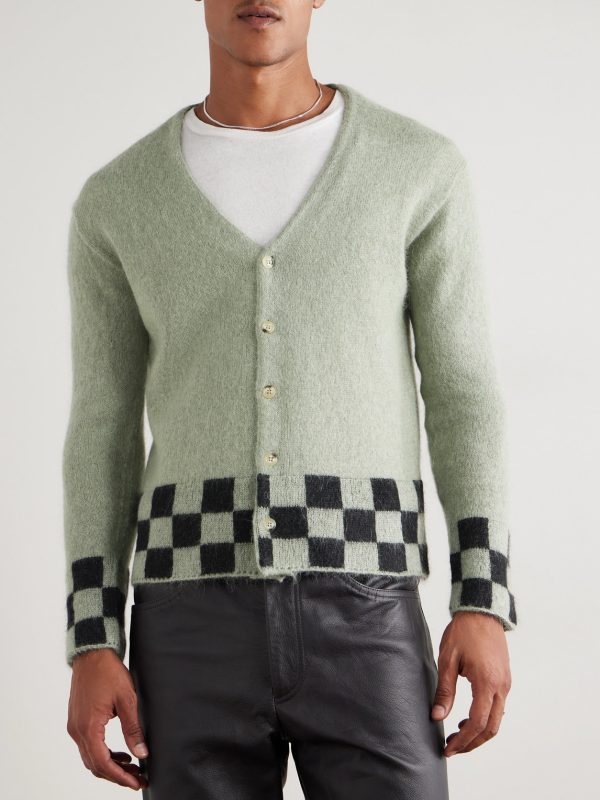 Chevy Slim-Fit Mohair-Blend Cardigan - FR Chevy Slim-Fit Mohair-Blend Cardigan - FR