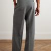 Saico Straigth-Leg Pleated Wool Trousers - BK Saico Straigth-Leg Pleated Wool Trousers - BK