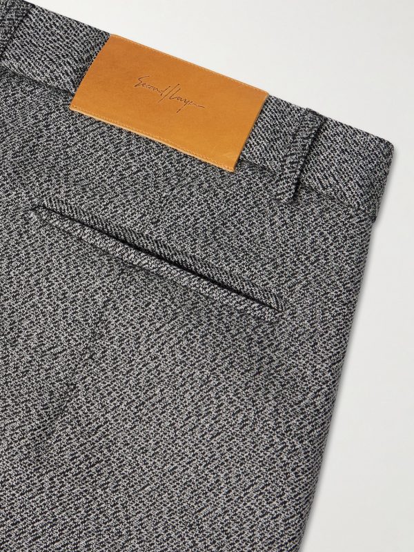 Saico Straigth-Leg Pleated Wool Trousers - CU Saico Straigth-Leg Pleated Wool Trousers - CU