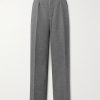 Saico Straigth-Leg Pleated Wool Trousers Saico Straigth-Leg Pleated Wool Trousers