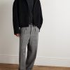 Saico Straigth-Leg Pleated Wool Trousers - OU Saico Straigth-Leg Pleated Wool Trousers - OU