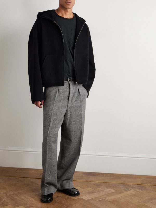 Saico Straigth-Leg Pleated Wool Trousers - OU Saico Straigth-Leg Pleated Wool Trousers - OU