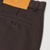 Zooty Straight-Leg Grain de Poudre Wool Trousers - CU