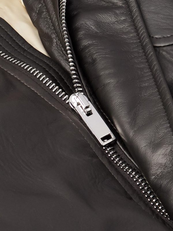 Leather Down Jacket - CU Leather Down Jacket - CU