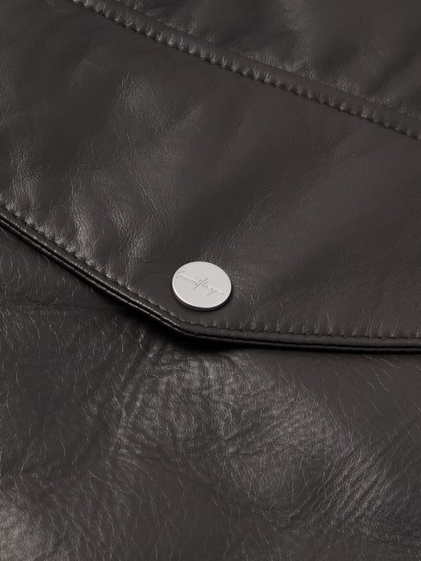 Leather Down Jacket - E1 Leather Down Jacket - E1