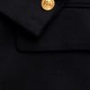 Wool-Blend Twill Overcoat - E1