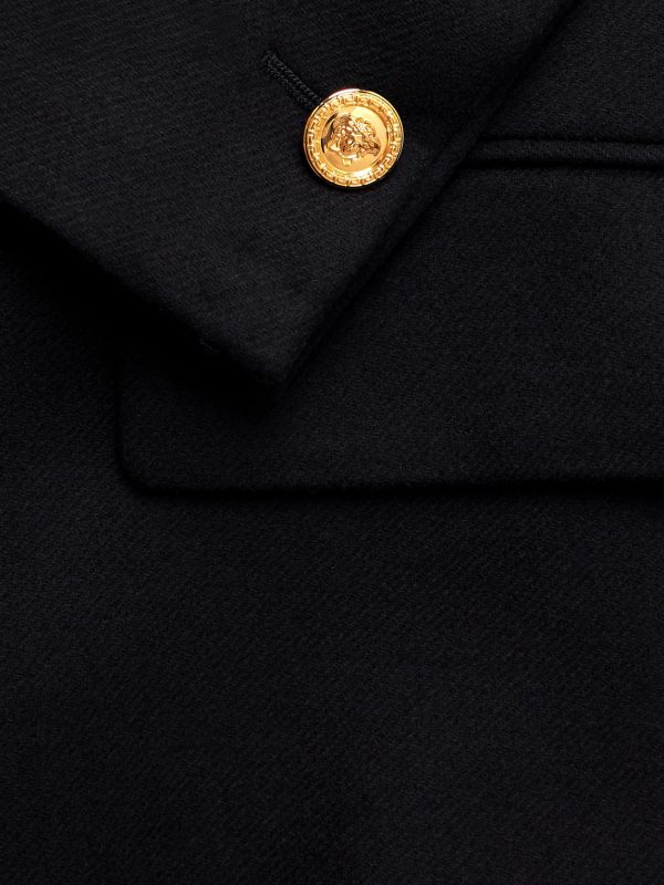 Wool-Blend Twill Overcoat - E1