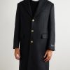 Wool-Blend Twill Overcoat - FR