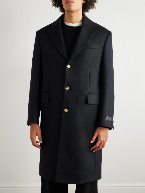 Wool-Blend Twill Overcoat - FR