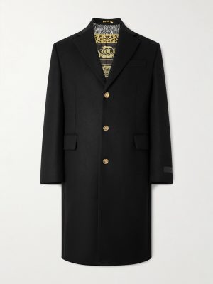 Wool-Blend Twill Overcoat Wool-Blend Twill Overcoat