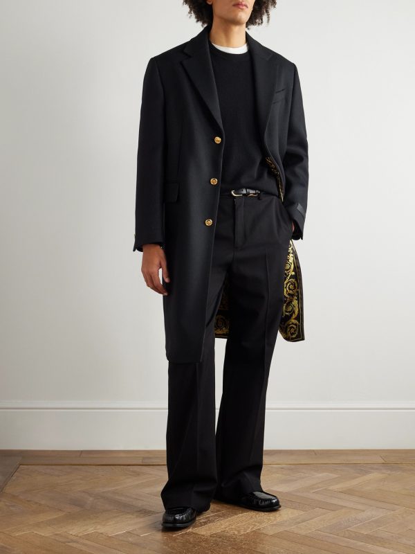 Wool-Blend Twill Overcoat - OU
