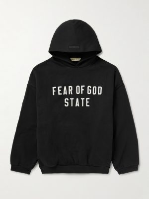 Logo-Appliquéd Cotton-Blend Jersey Hoodie