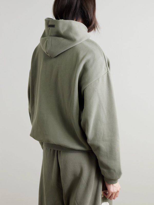 Logo-Appliquéd Cotton-Blend Jersey Hoodie - BK Logo-Appliquéd Cotton-Blend Jersey Hoodie - BK
