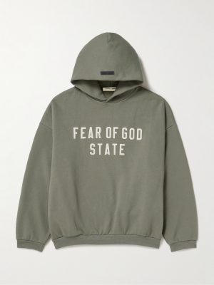 Logo-Appliquéd Cotton-Blend Jersey Hoodie