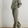 Logo-Appliquéd Cotton-Blend Jersey Hoodie - OU Logo-Appliquéd Cotton-Blend Jersey Hoodie - OU