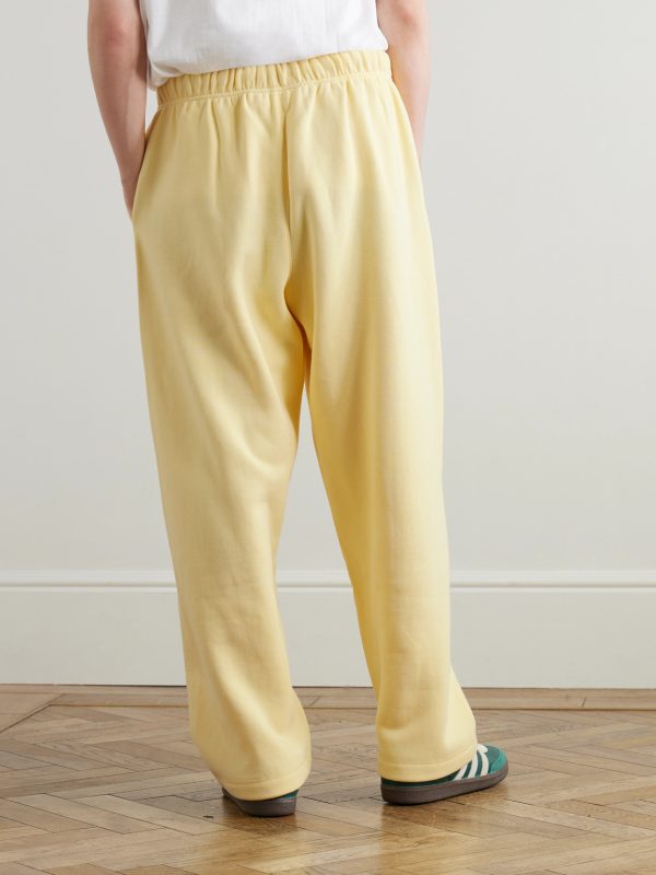 Logo-Print Cotton-Blend Jersey Sweatpants - BK
