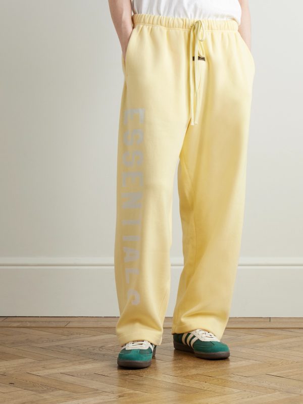 Logo-Print Cotton-Blend Jersey Sweatpants - FR