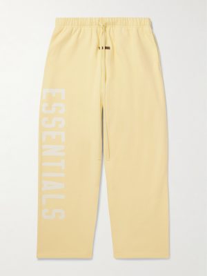 Logo-Print Cotton-Blend Jersey Sweatpants