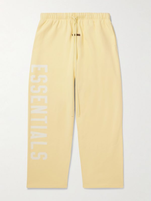 Logo-Print Cotton-Blend Jersey Sweatpants