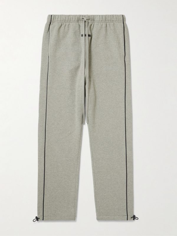 Logo-Embroidered Cotton-Blend Jersey Sweatpants Logo-Embroidered Cotton-Blend Jersey Sweatpants