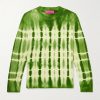 Wire Tie-Dyed Ribbed Cashmere Sweater Wire Tie-Dyed Ribbed Cashmere Sweater