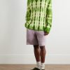 Wire Tie-Dyed Ribbed Cashmere Sweater - OU Wire Tie-Dyed Ribbed Cashmere Sweater - OU