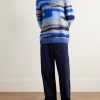 Alpaca-Blend Jacquard Sweater - OU Alpaca-Blend Jacquard Sweater - OU