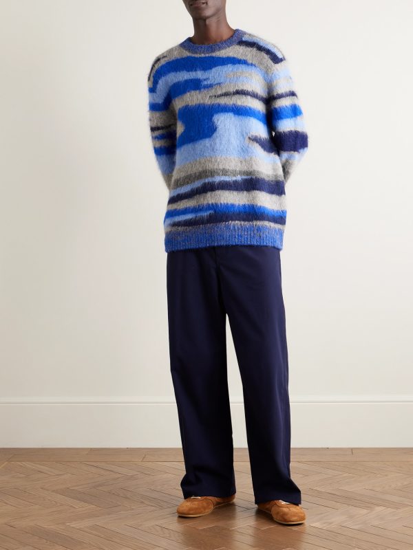 Alpaca-Blend Jacquard Sweater - OU Alpaca-Blend Jacquard Sweater - OU