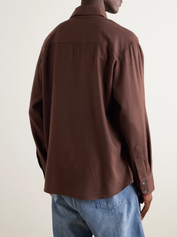 Wool and Cashmere-Blend Shirt - BK Wool and Cashmere-Blend Shirt - BK