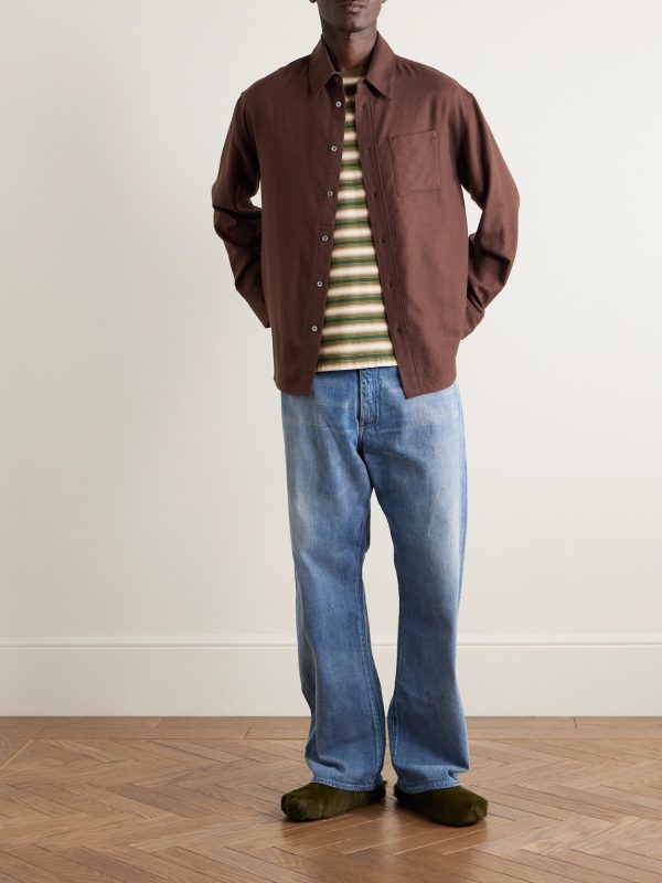 Wool and Cashmere-Blend Shirt - OU Wool and Cashmere-Blend Shirt - OU