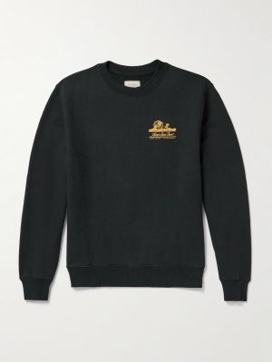 Unisphere Logo-Print Cotton-Jersey Sweatshirt